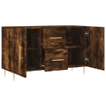 Credenza Rovere Fumo 100x36x60 cm in Legno Multistrato