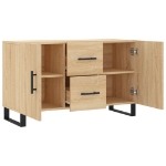 Credenza Rovere Sonoma 100x36x60 cm in Legno Multistrato