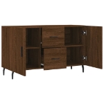 Credenza Rovere Marrone 100x36x60 cm in Legno Multistrato