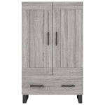 Credenza Grigio Sonoma 69,5x31x115 cm in Legno Multistrato