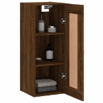 Mobile a Parete Rovere Marrone 34,5x34x90 cm Legno Multistrato