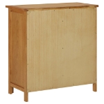 Credenza 70x35x75 cm Legno Massello di Rovere