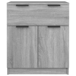 Credenza Grigio Sonoma 60x30x70 cm in Legno Multistrato