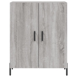 Credenza Grigio Sonoma 69,5x34x90 cm in Legno Multistrato