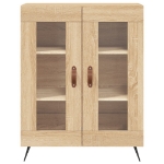 Credenza Rovere Sonoma 69,5x34x90 cm in Legno Multistrato