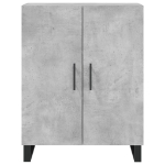 Credenza Grigio Cemento 69,5x34x90 cm in Legno Multistrato