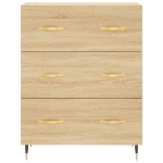 Credenza Rovere Sonoma 69,5x34x90 cm in Legno Multistrato