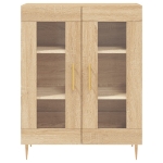 Credenza Rovere Sonoma 69,5x34x90 cm in Legno Multistrato