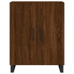 Credenza Rovere Marrone 69,5x34x90 cm in Legno Multistrato