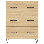 Credenza Rovere Sonoma 69,5x34x90 cm in Legno Multistrato