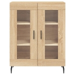 Credenza Rovere Sonoma 69,5x34x90 cm in Legno Multistrato