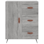 Credenza Grigio Sonoma 69,5x34x90 cm in Legno Multistrato