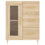 Credenza Rovere Sonoma 69,5x34x90 cm in Legno Multistrato