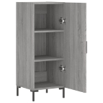 Credenza Grigio Sonoma 34,5x34x90 cm in Legno Multistrato