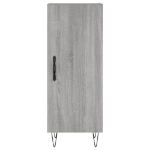 Credenza Grigio Sonoma 34,5x34x90 cm in Legno Multistrato