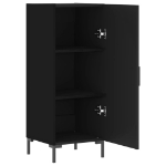 Credenza Nero 34,5x34x90 cm in Legno Multistrato