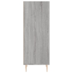 Credenza Grigio Sonoma 34,5x32,5x90 cm in Legno Multistrato