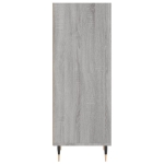 Credenza Grigio Sonoma 34,5x32,5x90 cm in Legno Multistrato