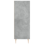 Credenza Grigio Cemento 34,5x32,5x90 cm in Legno Multistrato