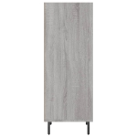 Credenza Grigio Sonoma 34,5x32,5x90 cm in Legno Multistrato