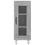 Credenza Grigio Sonoma 34,5x34x90 cm in Legno Multistrato