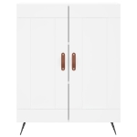 Credenza Bianca 69,5x34x90 cm in Legno Multistrato