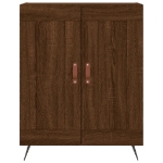 Credenza Rovere Marrone 69,5x34x90 cm in Legno Multistrato