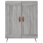 Credenza Grigio Sonoma 69,5x34x90 cm in Legno Multistrato