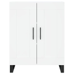 Credenza Bianca 69,5x34x90 cm in Legno Multistrato