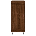 Credenza Rovere Marrone 34,5x34x90 cm in Legno Multistrato