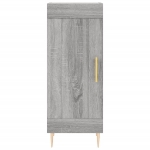 Credenza Grigio Sonoma 34,5x34x90 cm in Legno Multistrato