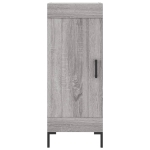 Credenza Grigio Sonoma 34,5x34x90 cm in Legno Multistrato