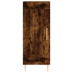 Credenza Rovere Fumo 34,5x34x90 cm in Legno Multistrato