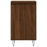 Credenza Rovere Marrone 40x35x70 cm in Legno Multistrato