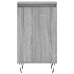 Credenza Grigio Sonoma 40x35x70 cm in Legno Multistrato