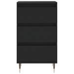 Credenza Nera 40x35x70 cm in Legno Multistrato