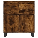 Credenza Rovere Fumo 60x35x70 cm in Legno Multistrato