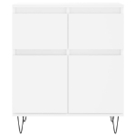 Credenza Bianca 60x35x70 cm in Legno Multistrato