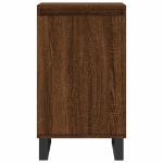 Credenza Rovere Marrone 40x35x70 cm in Legno Multistrato