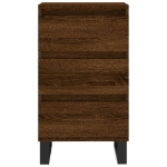 Credenza Rovere Marrone 40x35x70 cm in Legno Multistrato