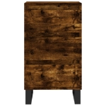 Credenza Rovere Fumo 40x35x70 cm in Legno Multistrato