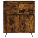 Credenza Rovere Fumo 60x35x70 cm in Legno Multistrato