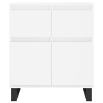 Credenza Bianca 60x35x70 cm in Legno Multistrato