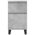 Credenza Grigio Cemento 40x35x70 cm in Legno Multistrato