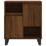 Credenza Rovere Marrone 60x35x70 cm in Legno Multistrato