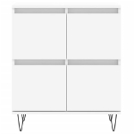 Credenza Bianca 60x35x70 cm in Legno Multistrato