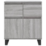 Credenza Grigio Sonoma 60x35x70 cm in Legno Multistrato