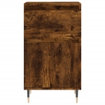 Credenza Rovere Fumo 40x35x70 cm in Legno Multistrato