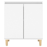 Credenza Bianca 103,5x35x70 cm in Legno Multistrato