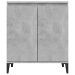 Credenza Grigio Cemento 60x35x70 cm in Truciolato